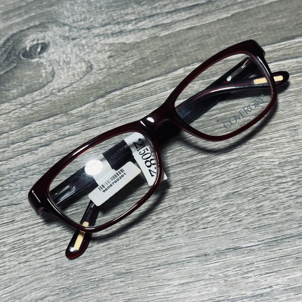 CoverGirl CG0531 071 Eyeglass Frames Womens 51-17-135 Red Tortoise Rectangular‎